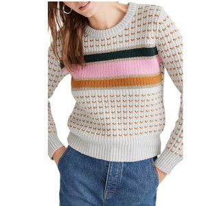 Madewell Metallic Stripe Sweater